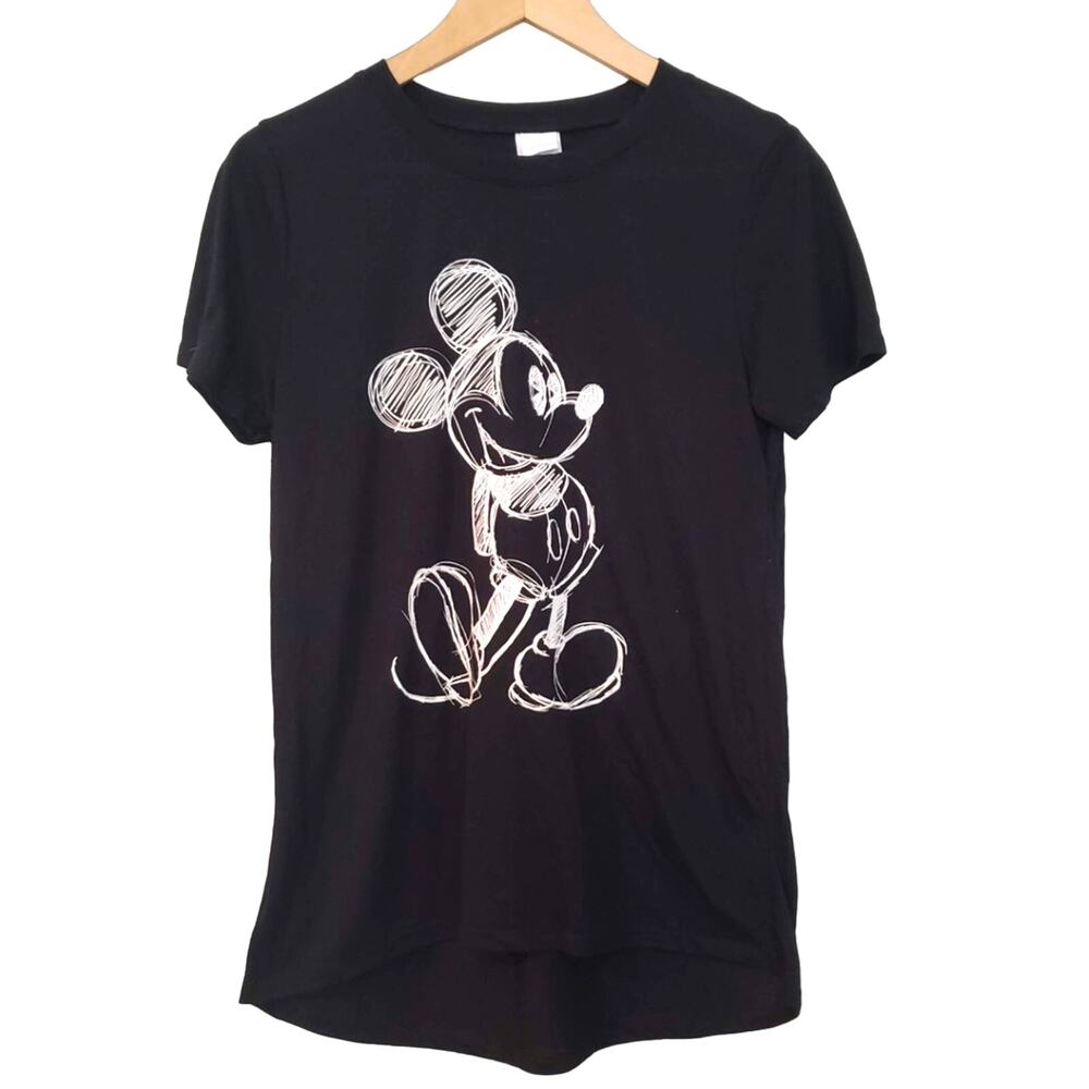 Disney Mickey Burnout Graphic Tee - M